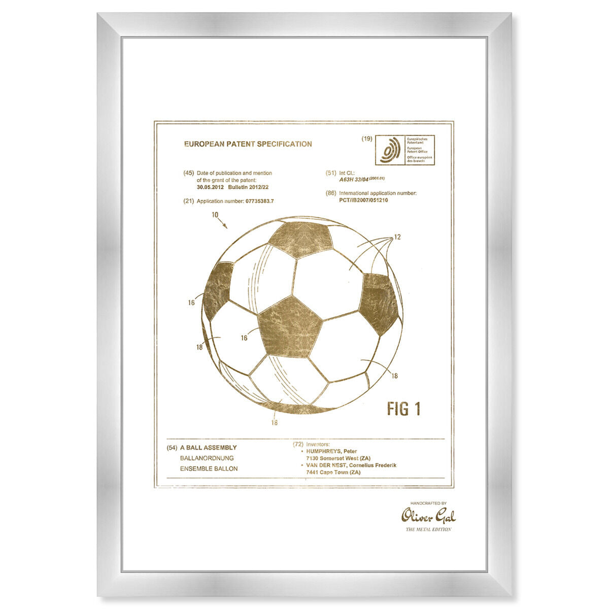soccer ball 2012 Gold