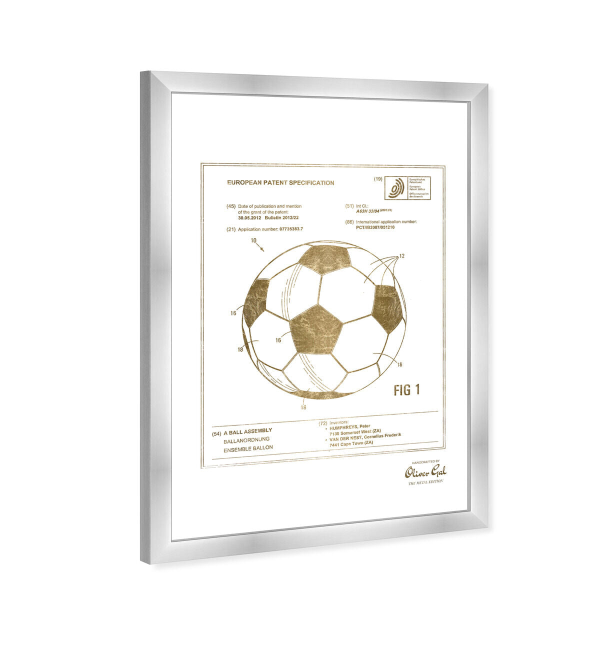 soccer ball 2012 Gold