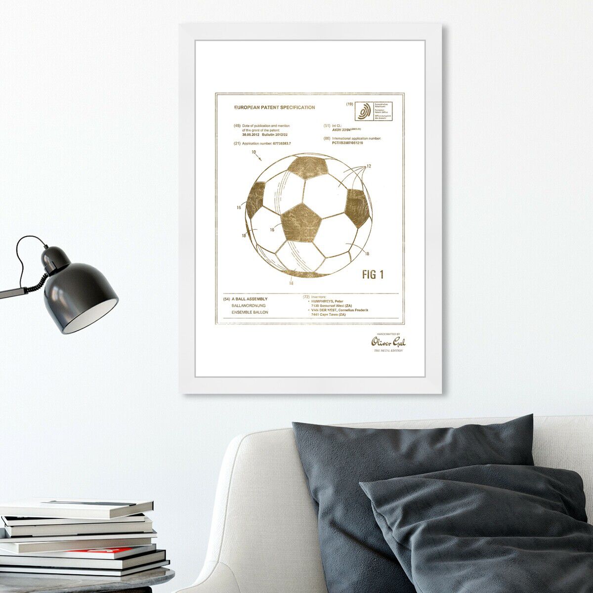 soccer ball 2012 Gold