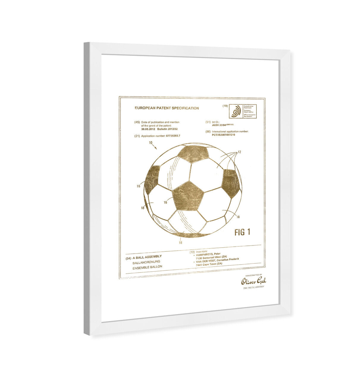 soccer ball 2012 Gold