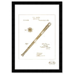 Baseball Bat1885 Gold - light blue