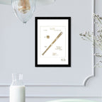 Baseball Bat1885 Gold - light blue