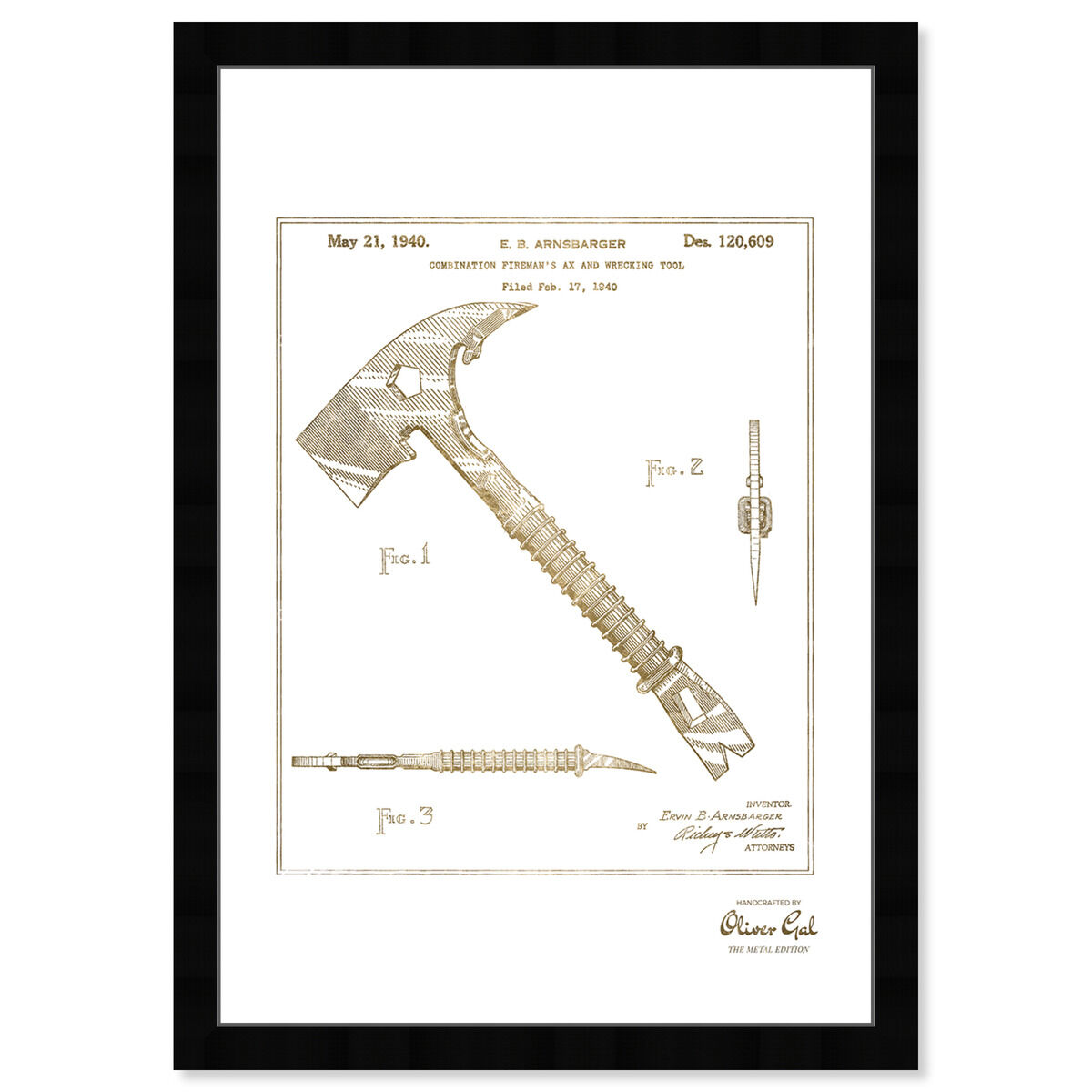 Firemans Ax 1940 Gold Main image