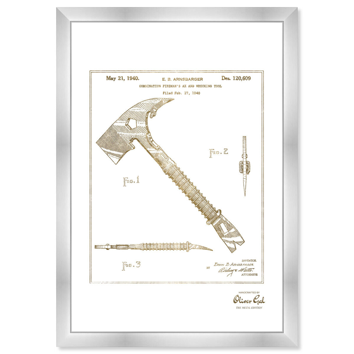 Firemans Ax 1940 Gold