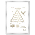 Pocket Billiard Ball Triangle 1942 Gold