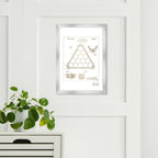 Pocket Billiard Ball Triangle 1942 Gold