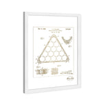 Pocket Billiard Ball Triangle 1942 Gold