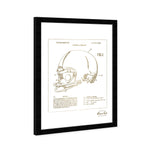 Football Helmet 1973 Gold