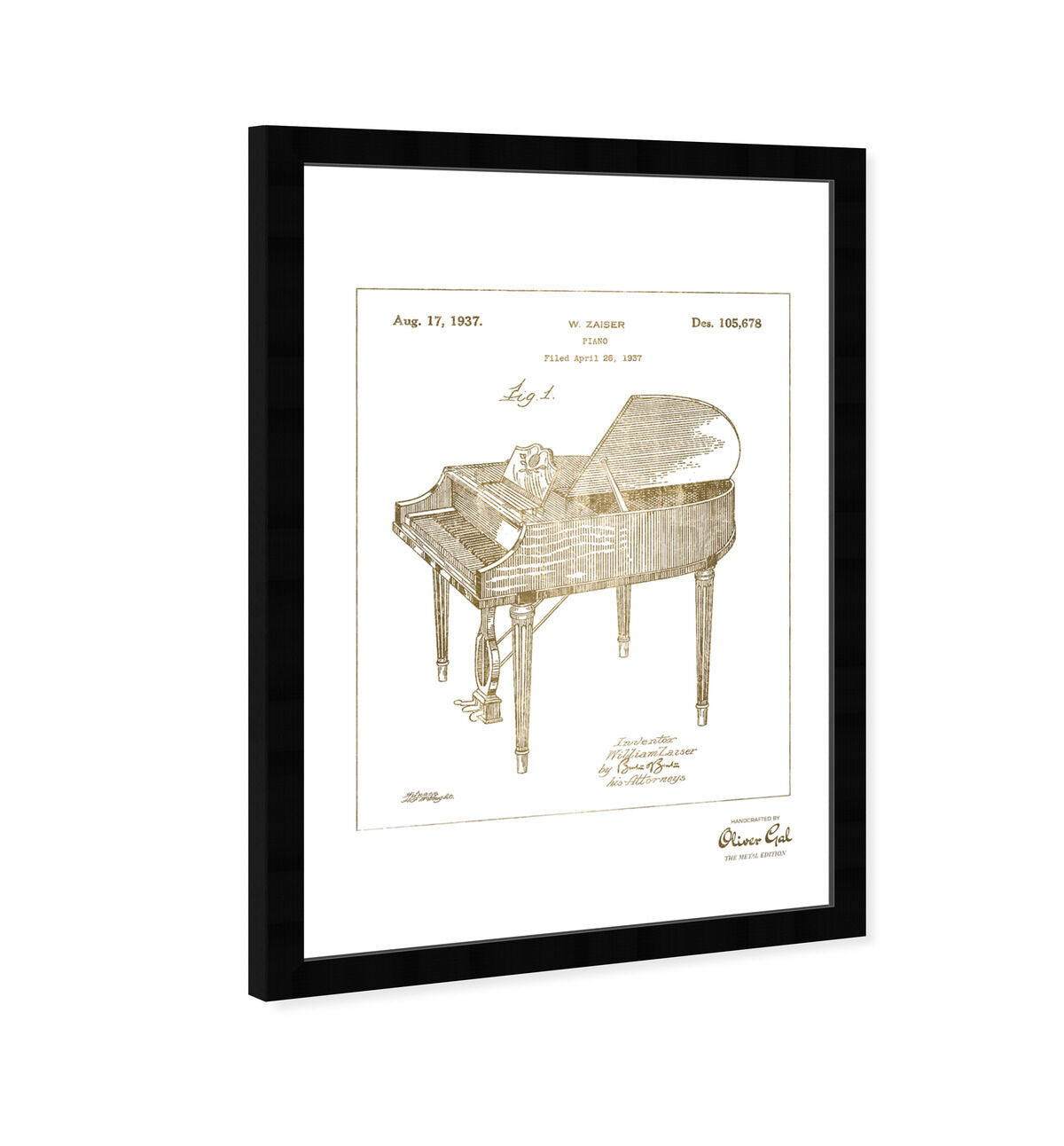 Piano 1937 Gold