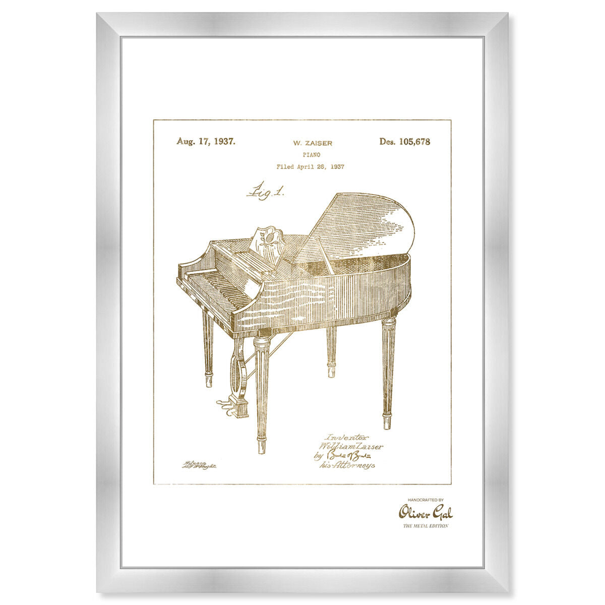 Piano 1937 Gold