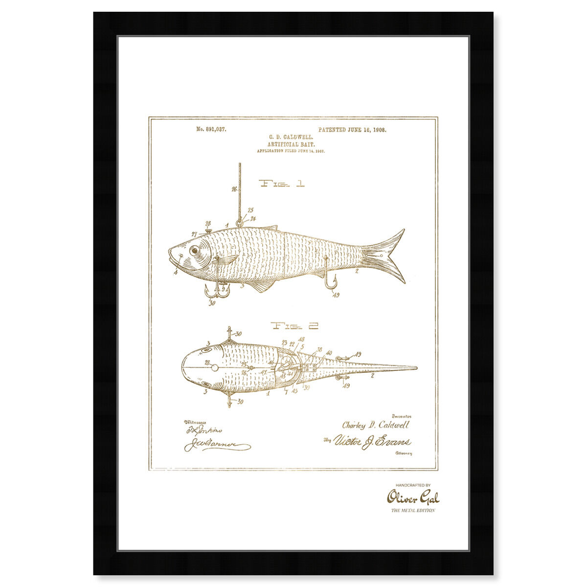 Artificial Bait 1908 II Gold