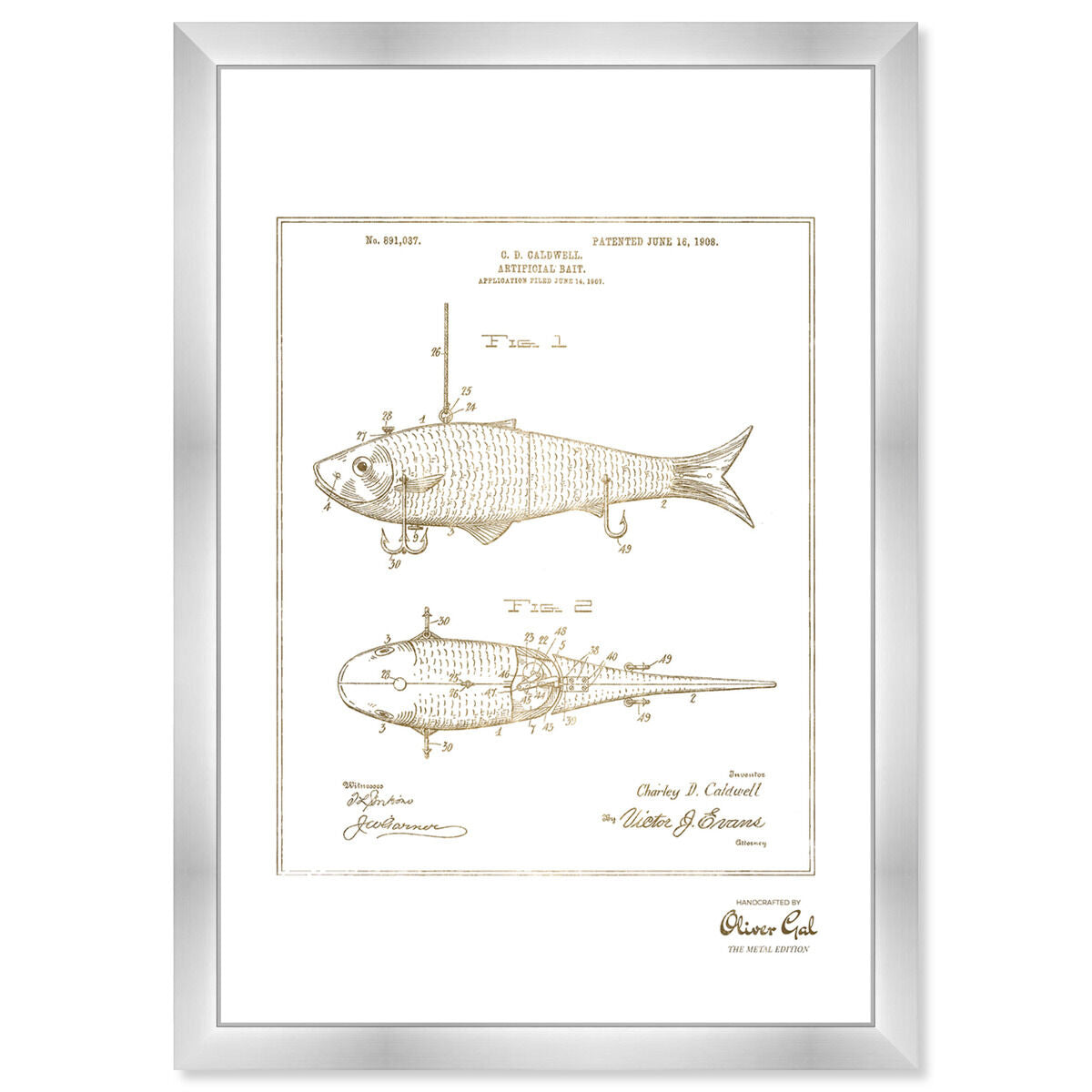 Artificial Bait 1908 II Gold