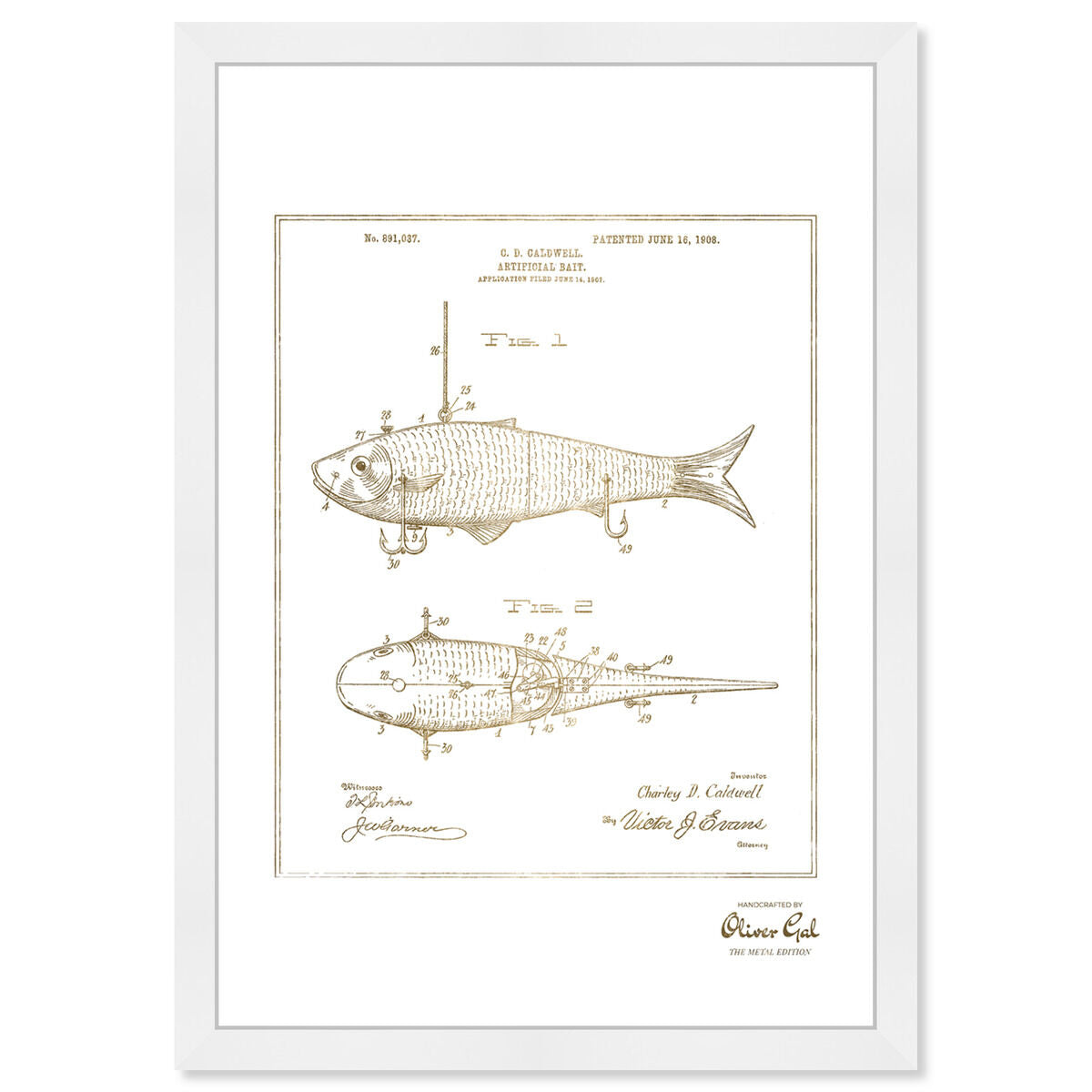 Artificial Bait 1908 II Gold