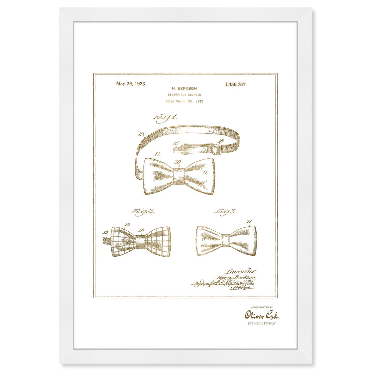 necktie 1923 II Gold
