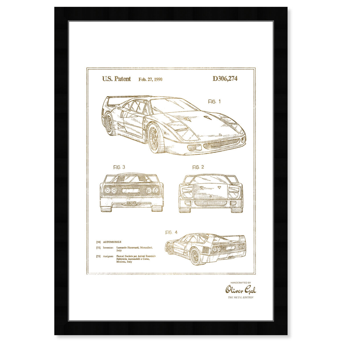 Ferrari F40 1990 II Gold Main image