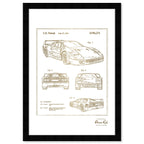 Ferrari F40 1990 II Gold