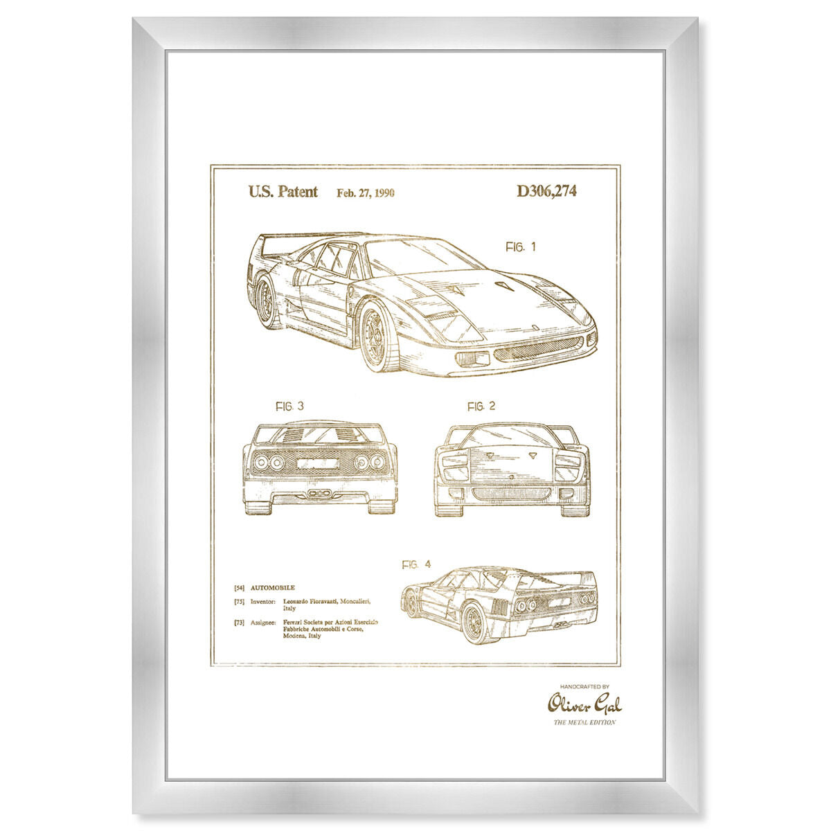 Ferrari F40 1990 II Gold