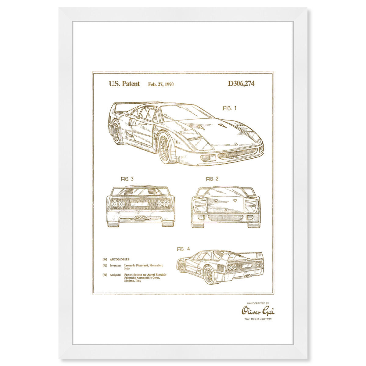 Ferrari F40 1990 II Gold