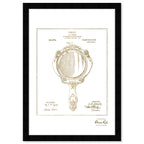 Hand Mirror 1910 II Gold