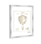 Hand Mirror 1910 II Gold