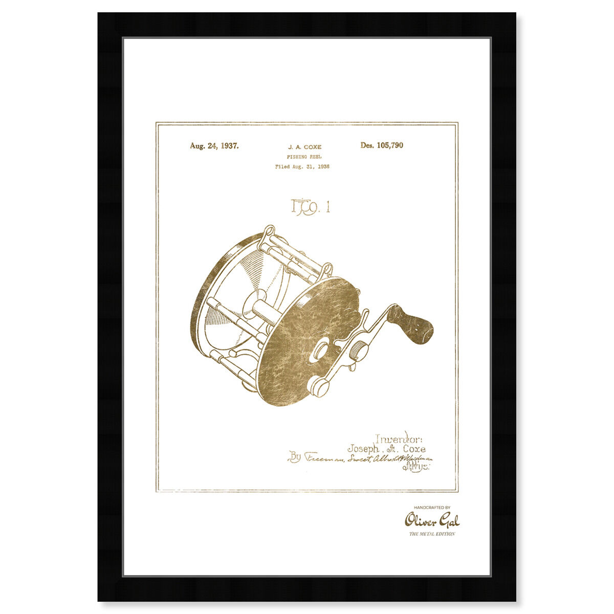 Fishing Reel 1937 Gold