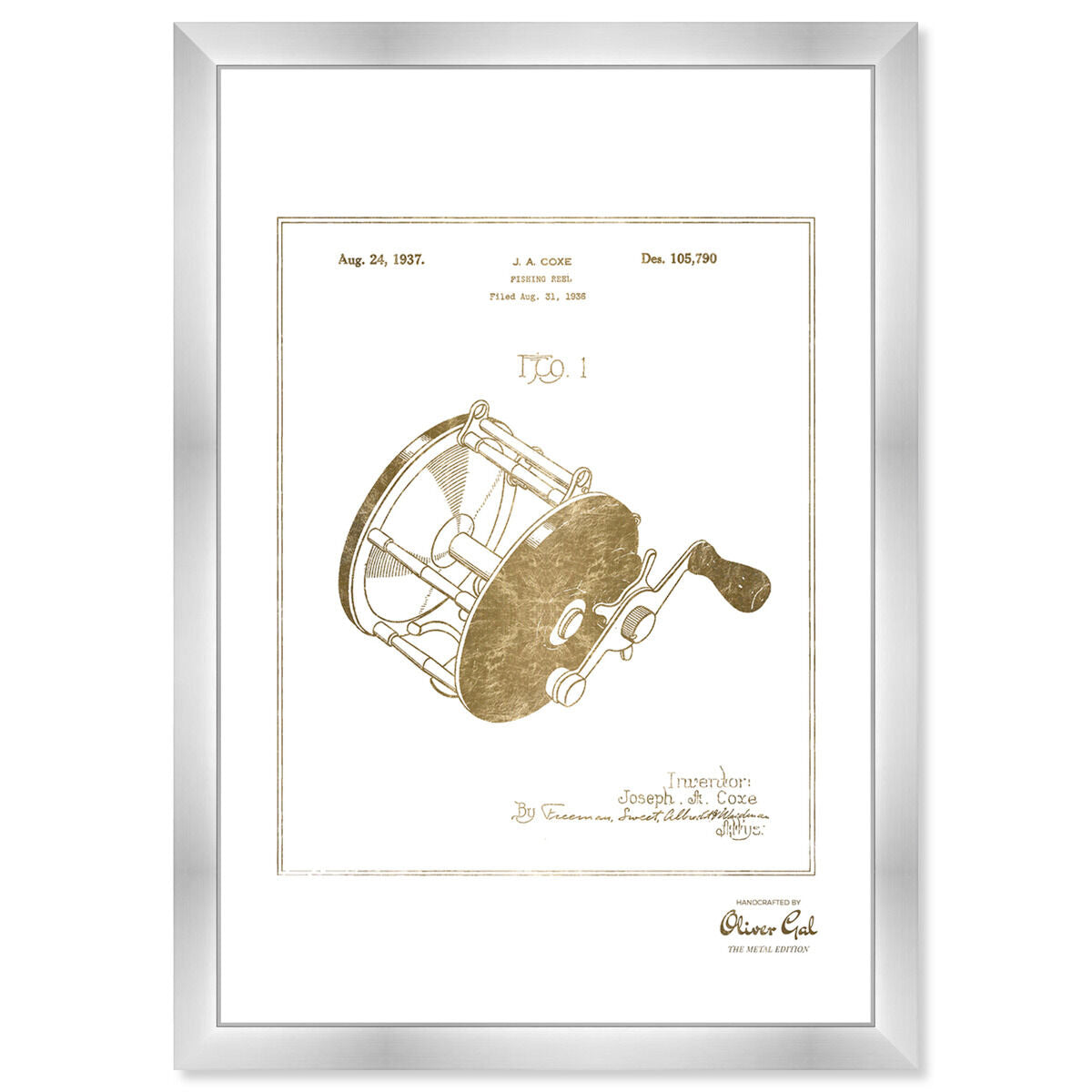 Fishing Reel 1937 Gold