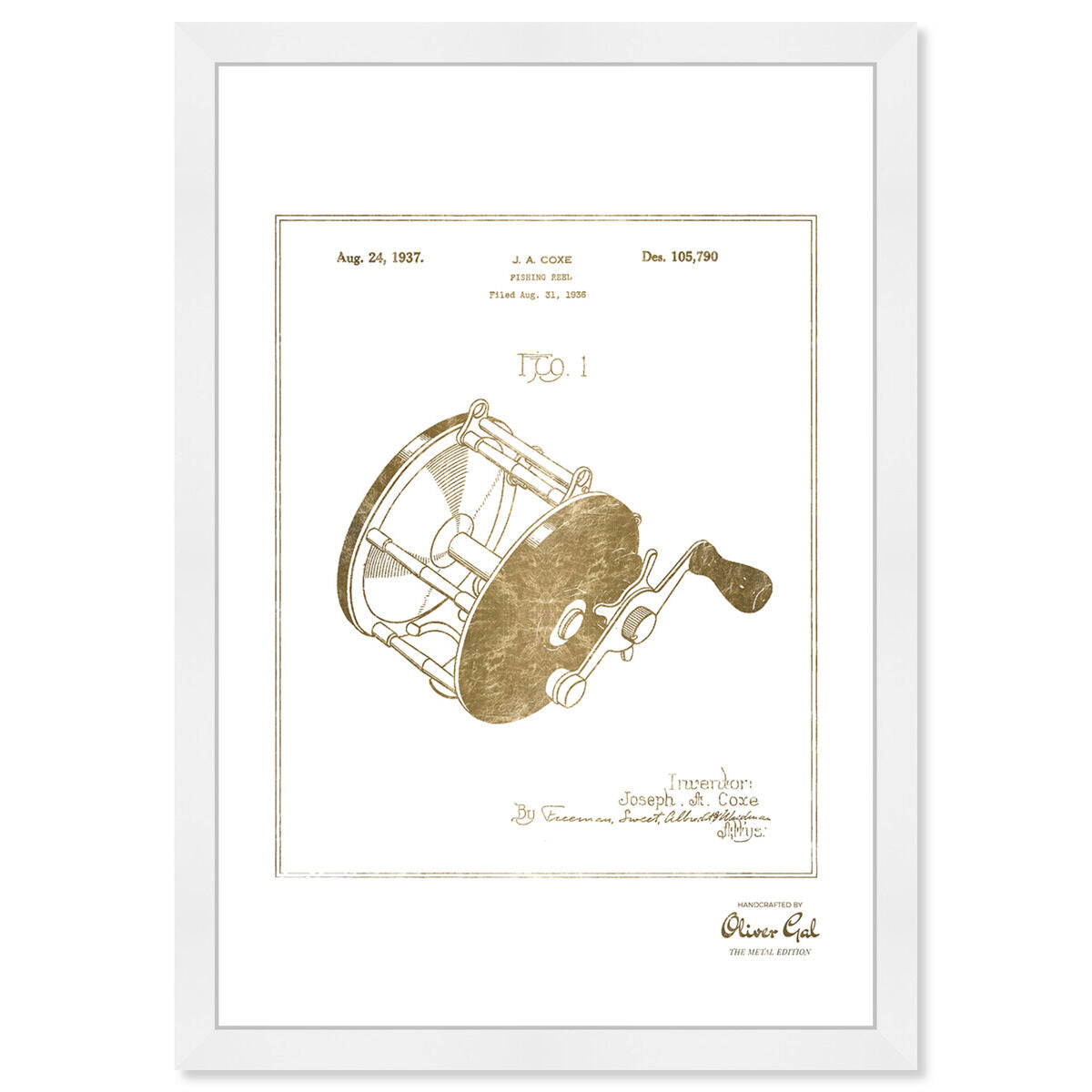 Fishing Reel 1937 Gold