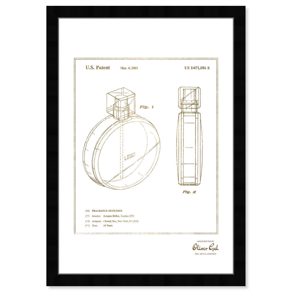 Fragrance dispenser 2002 Gold Main image