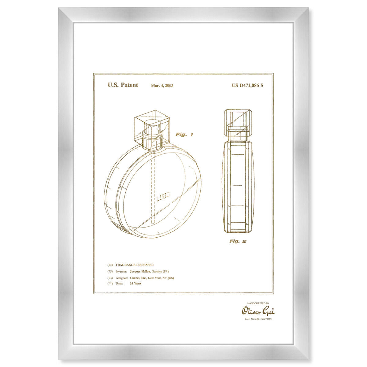 Fragrance dispenser 2002 Gold