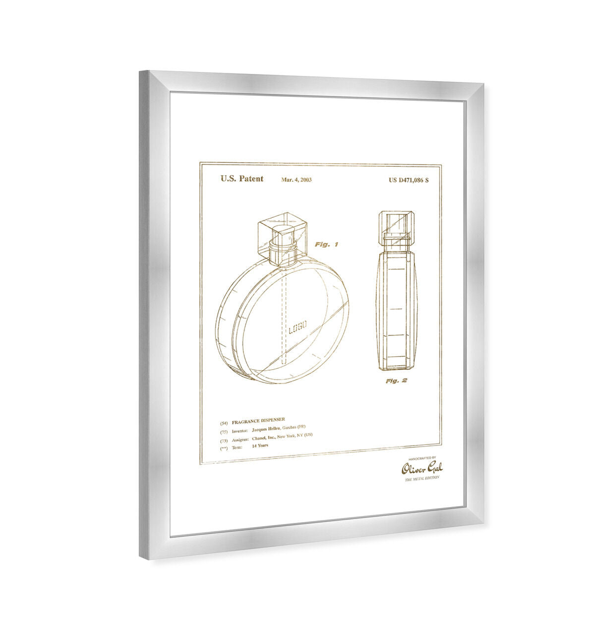 Fragrance dispenser 2002 Gold