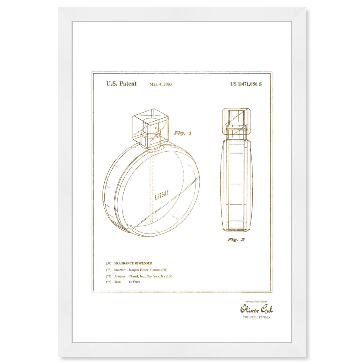 Fragrance dispenser 2002 Gold