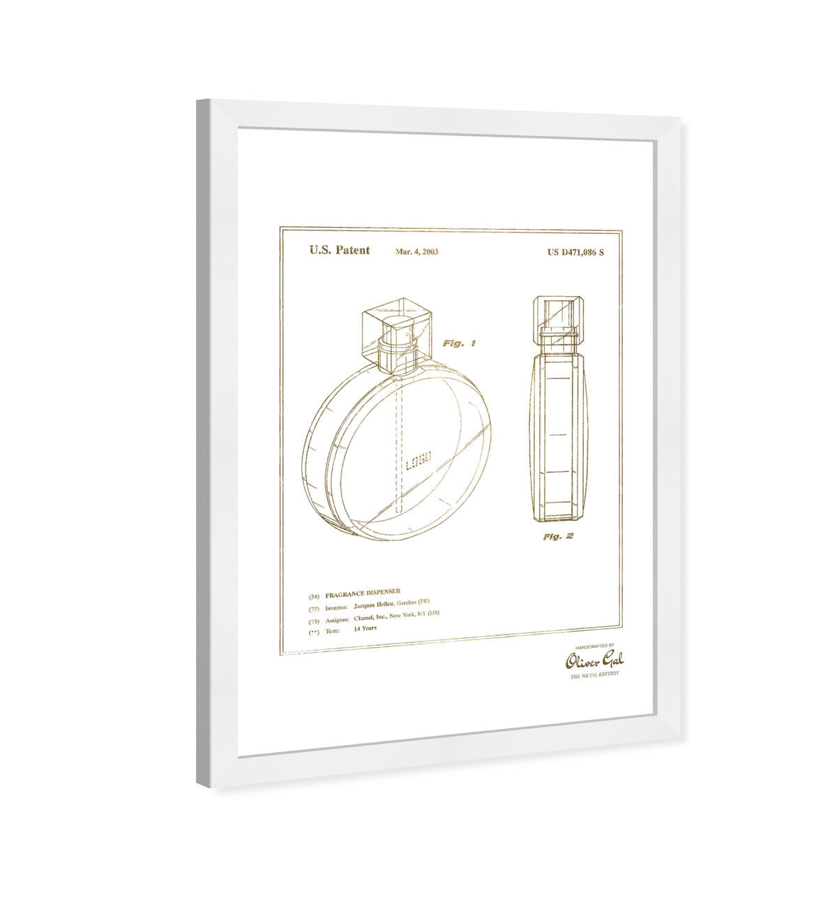 Fragrance dispenser 2002 Gold
