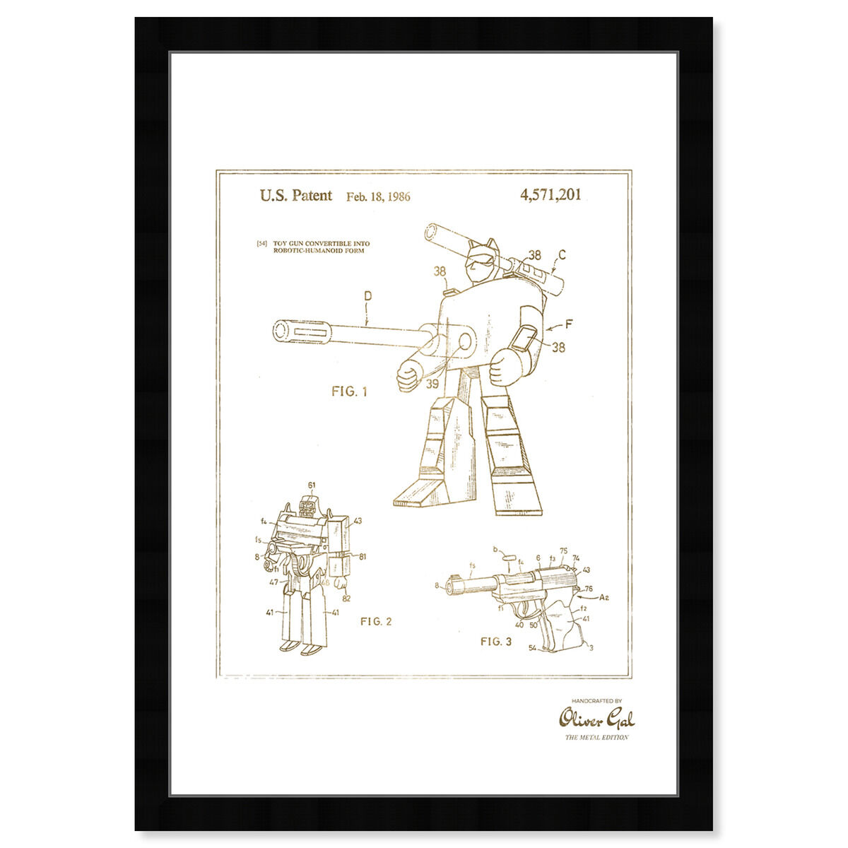 Megatron 1986 II Gold