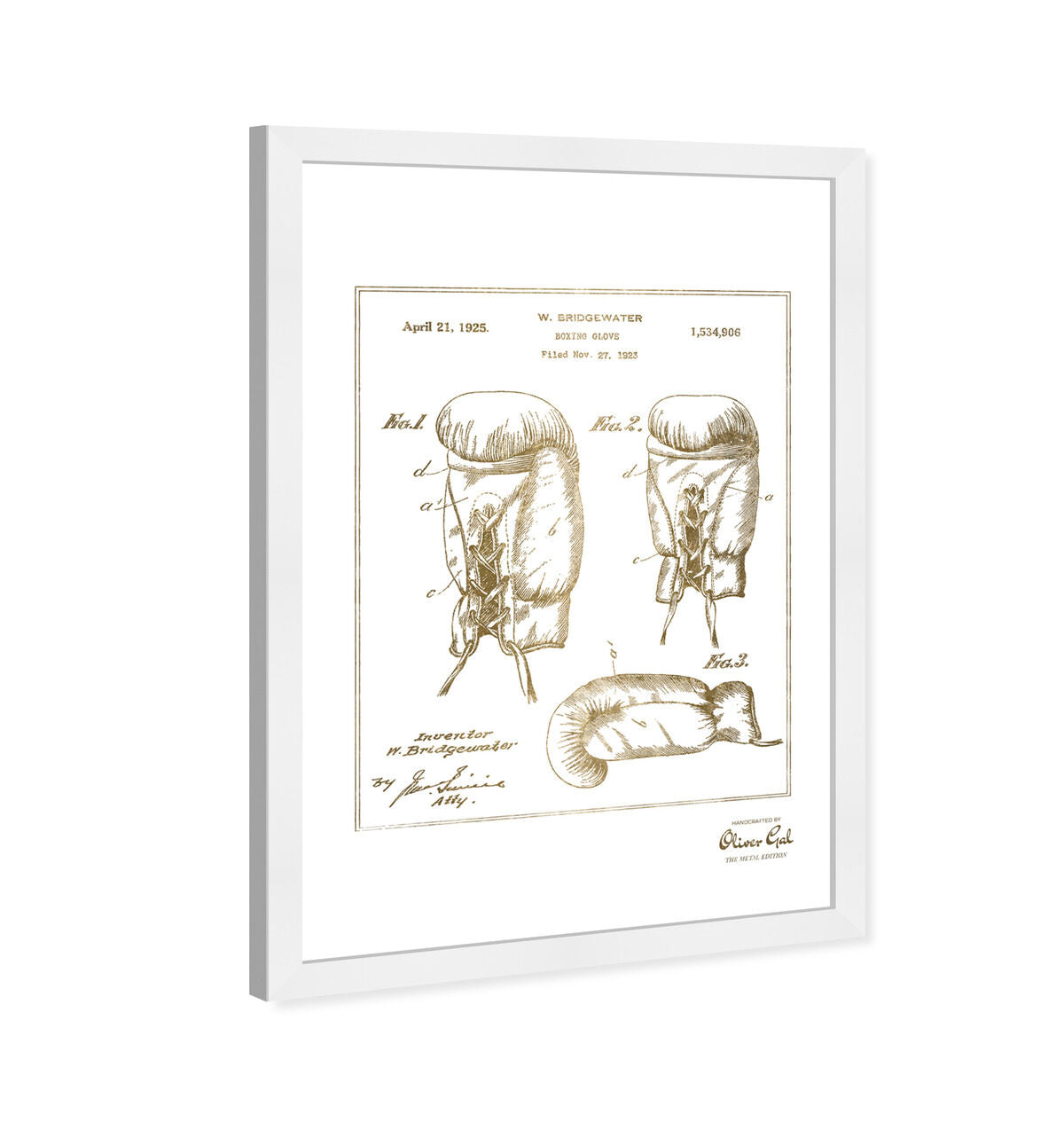 Boxing Glove 1923 Gold