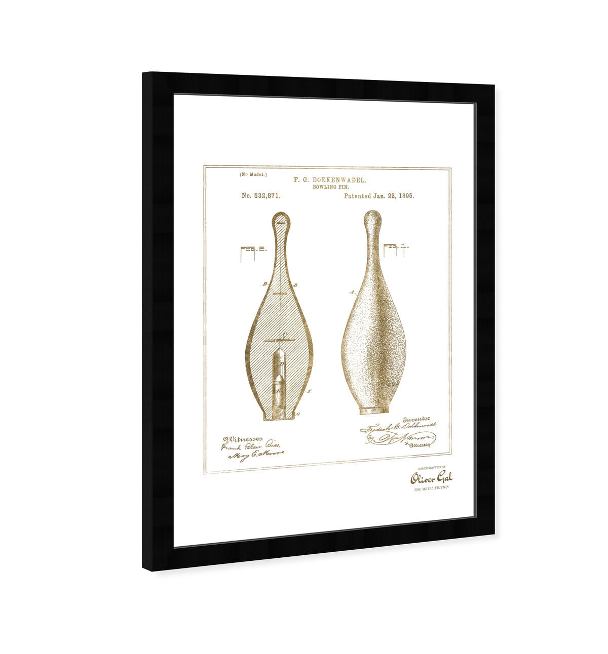 Bowling Pin 1895 Gold