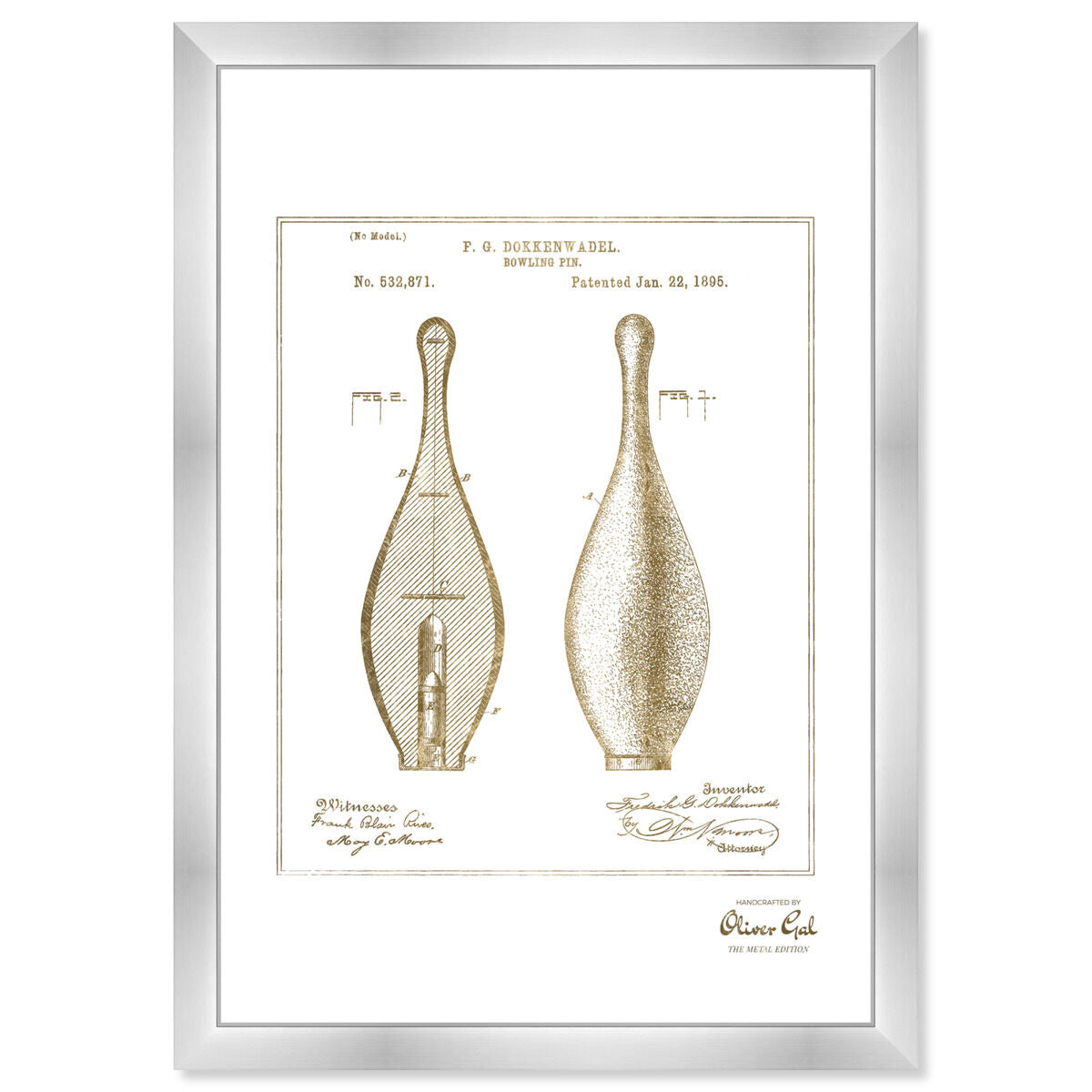 Bowling Pin 1895 Gold