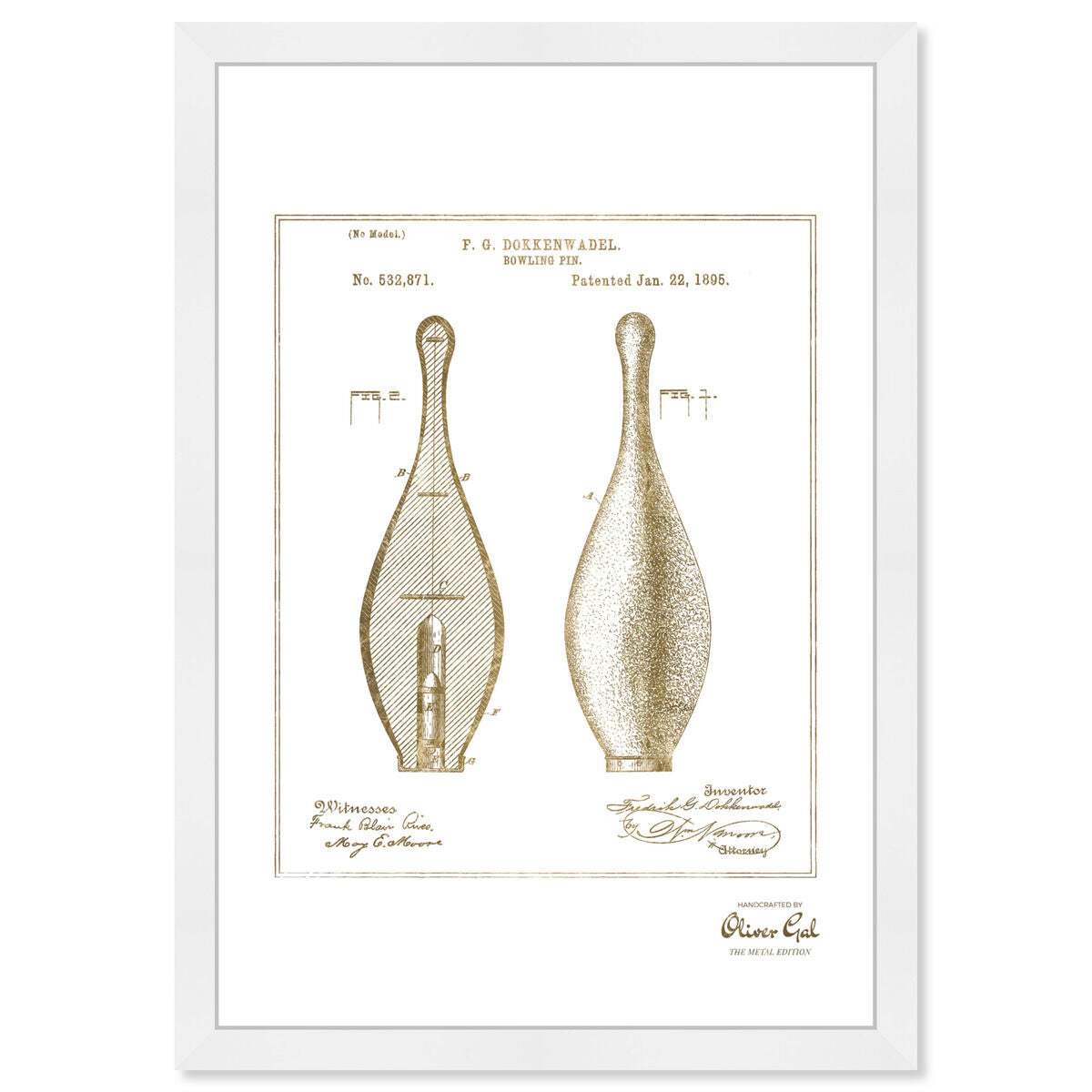 Bowling Pin 1895 Gold