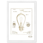 Edison Lamp Base 1890 II Gold