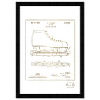 Ice skate 1941 Gold