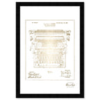 Type Writing Machine 1899 I Gold