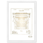 Type Writing Machine 1899 I Gold