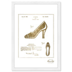 Malletier DESIGN FOR A SHOE 1936 Gold