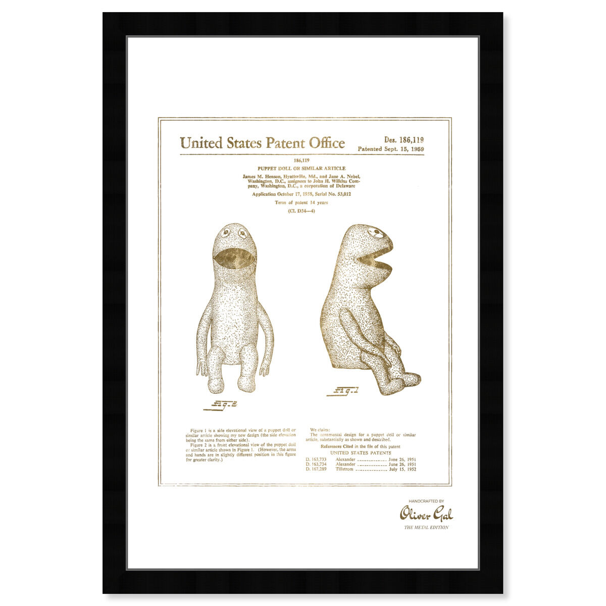 Jim Henson Puppet Doll II 1958 II Gold Main image