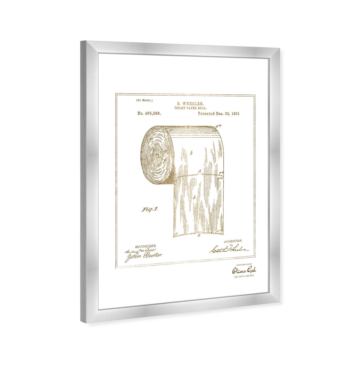 Toilet-paper roll 1891 I Gold
