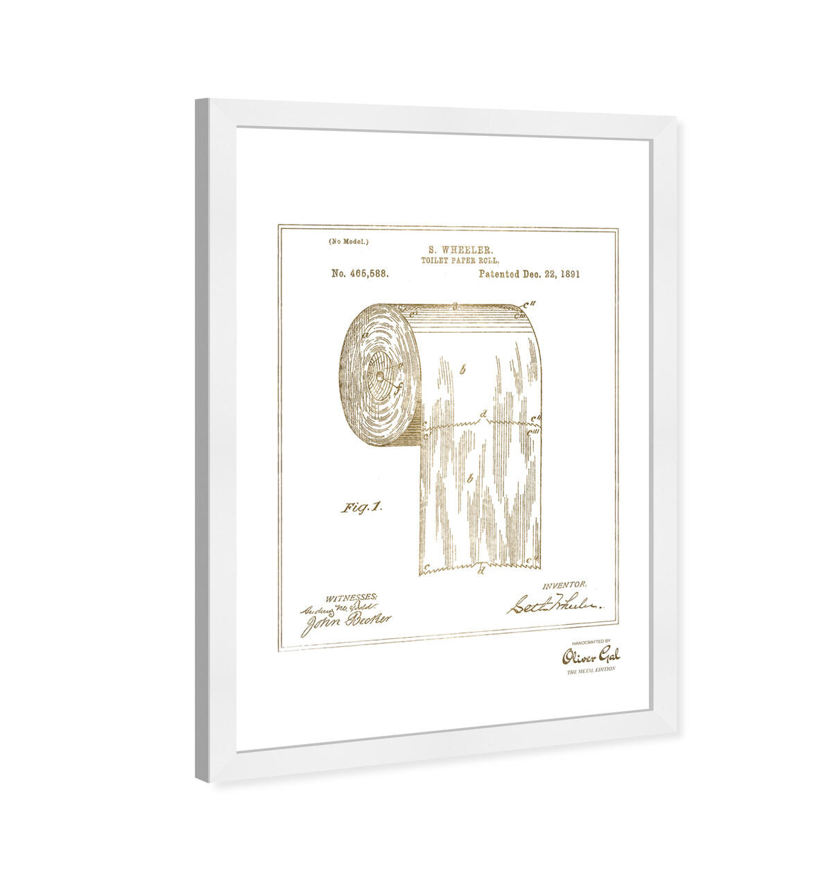Toilet-paper roll 1891 I Gold