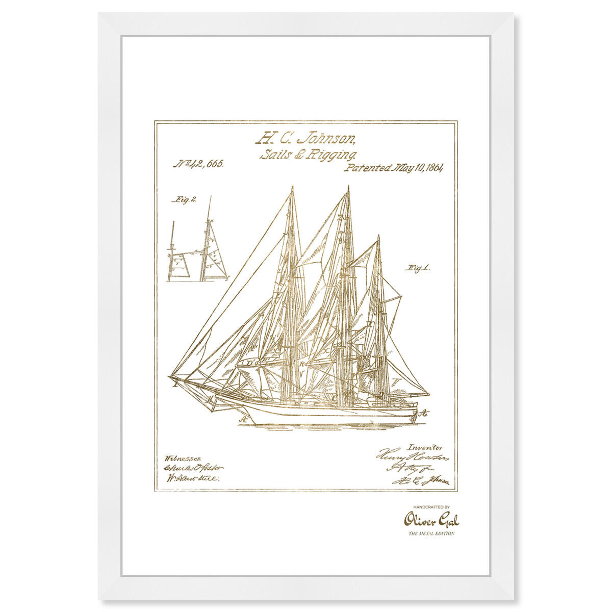 Sail and Rigging 1864 Gold