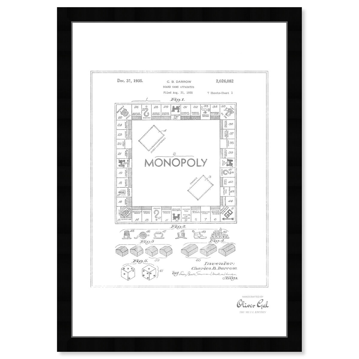 Monopoly 1935, Silver Foil Main image