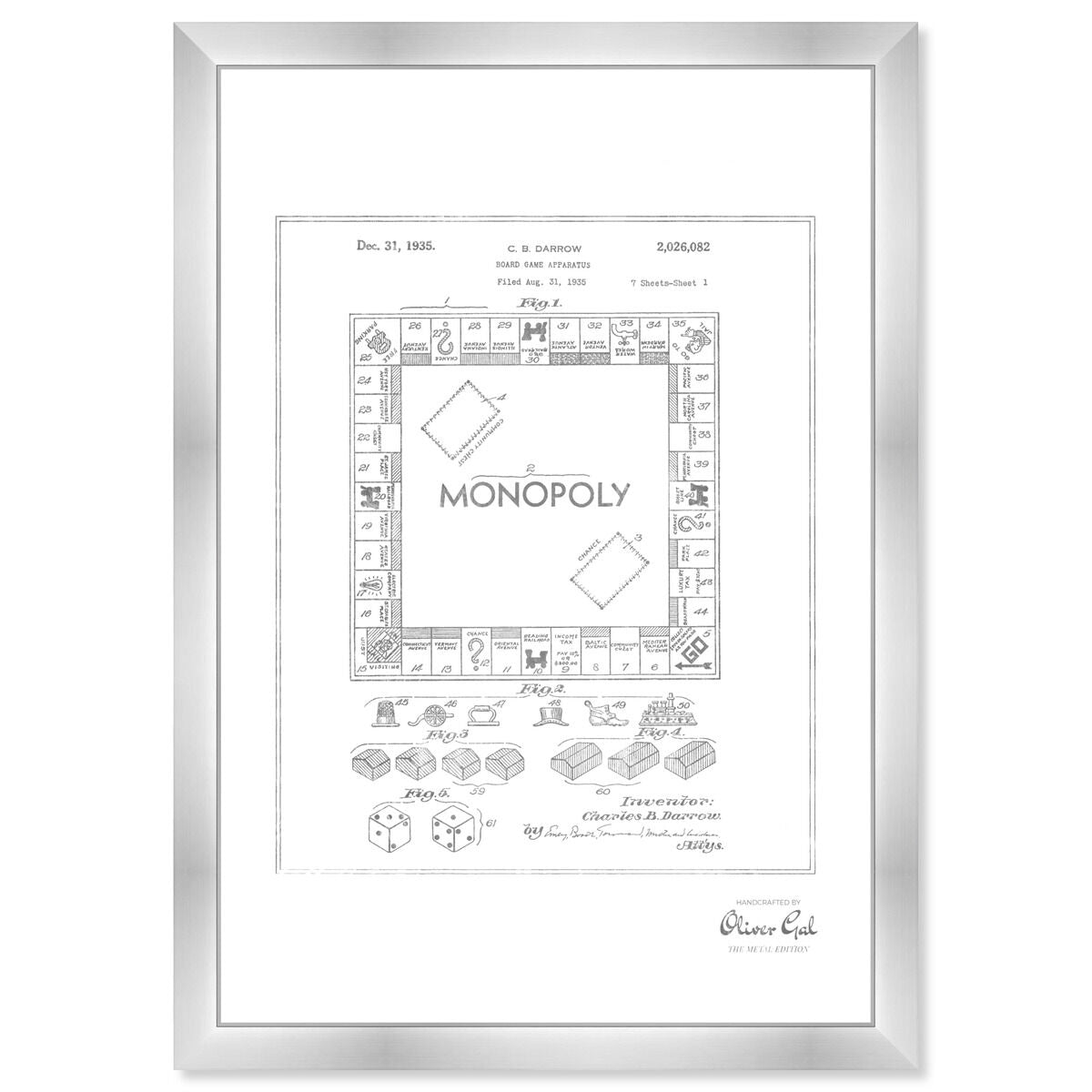 Monopoly 1935, Silver Foil