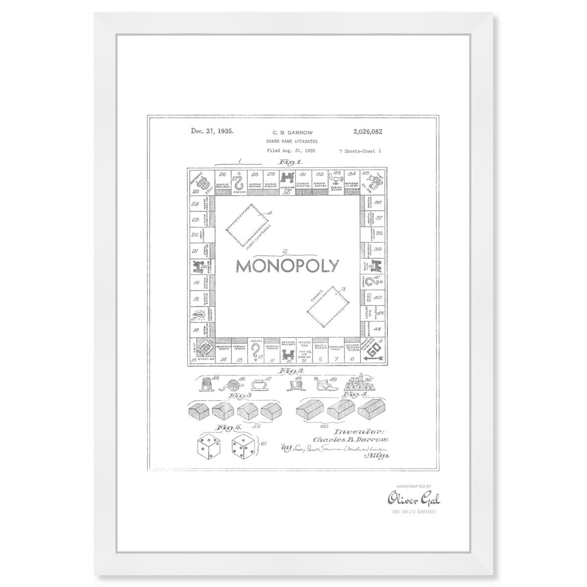 Monopoly 1935, Silver Foil