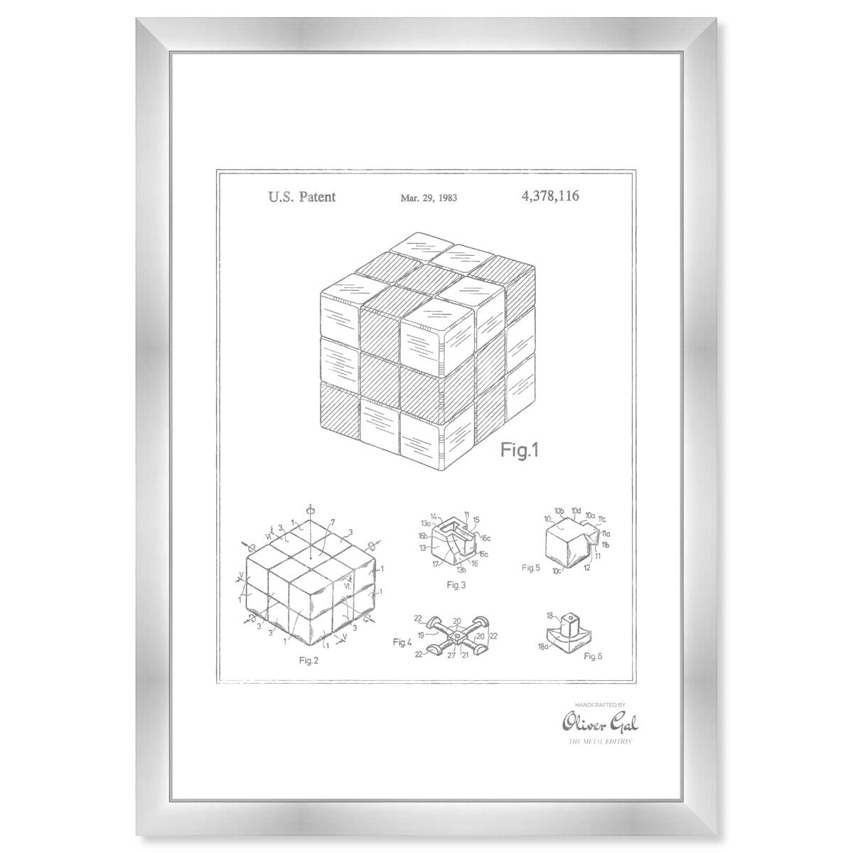 Spatial Logical Toy 1983, Silver Foil